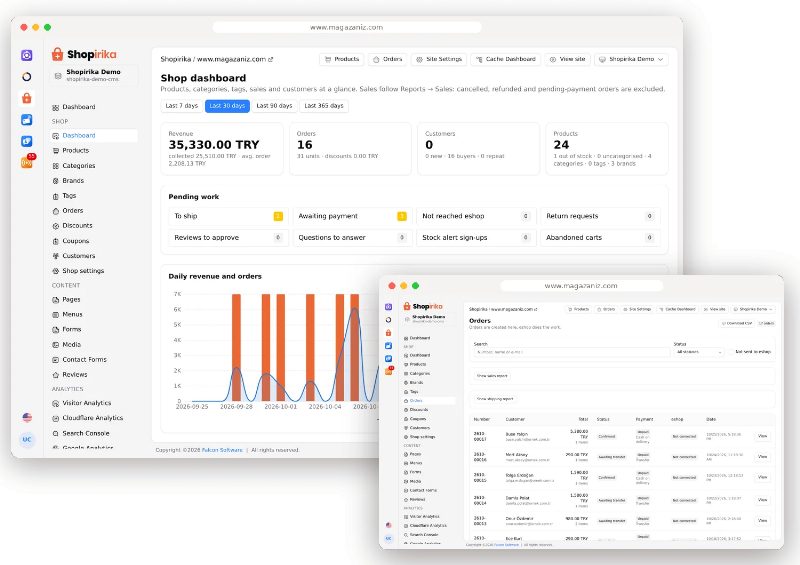 Follow your sales from one screen